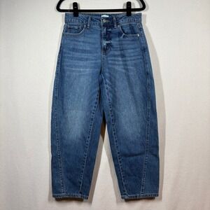 Time and Tru Women's Cropped Ankle Jeans in Medium Blue Wash